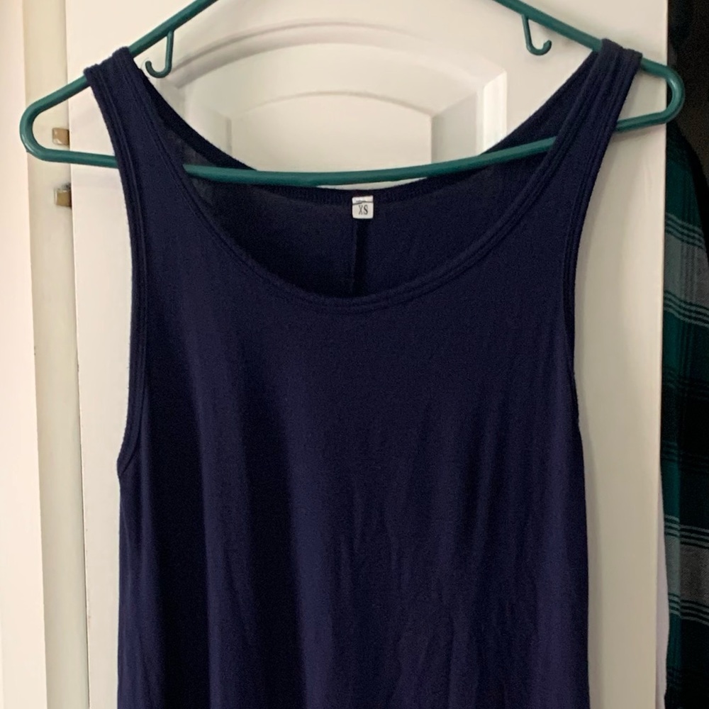 Navy blue dress